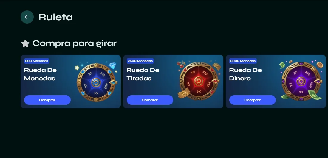 Ruletas de bonos en Savaspin Tienda de ruletas de bonos: Coins Wheel, Free Spins Wheel, Cash Wheel y Sports Bonus Wheel