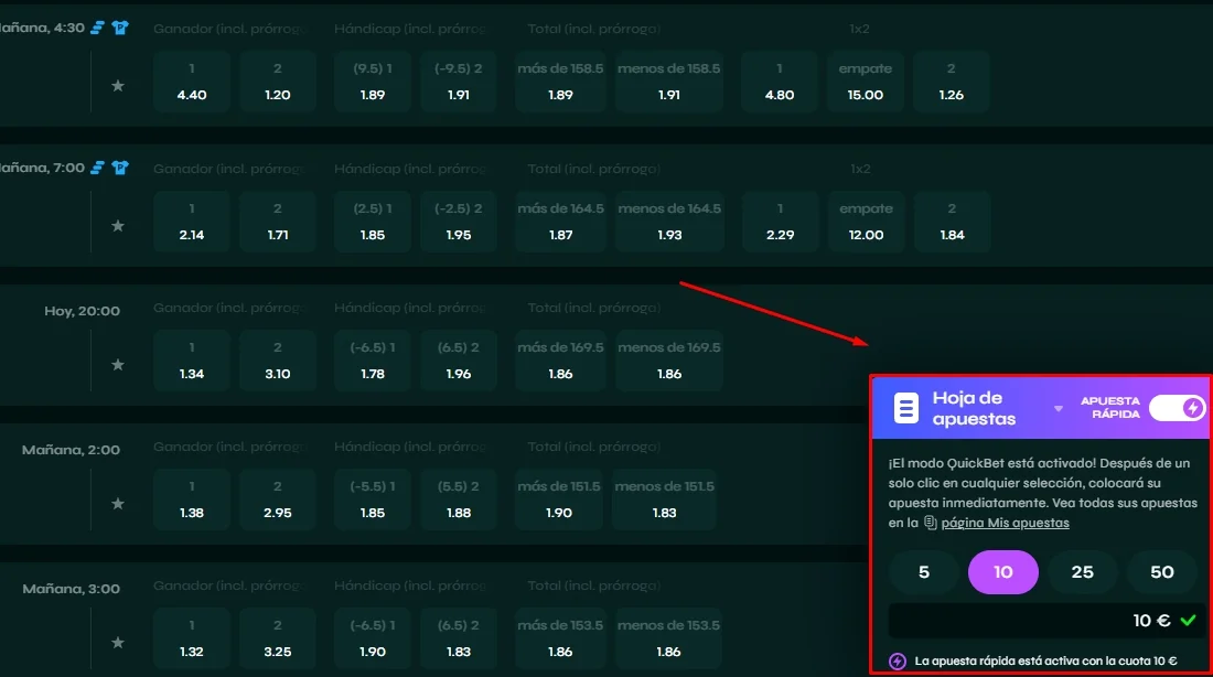 Cuotas de apuestas Counter-Strike Apuestas Counter-Strike: partido en directo, cuotas por equipos y cupón rápido destacado
